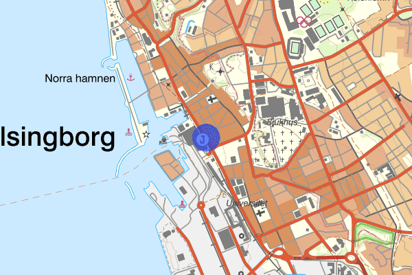 Järnvägsgatan 17 november 13.12, Trafikolycka, Helsingborg