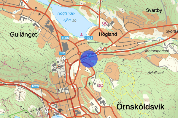Hästmarksvägen 17 november 12.57, Trafikbrott, Örnsköldsvik