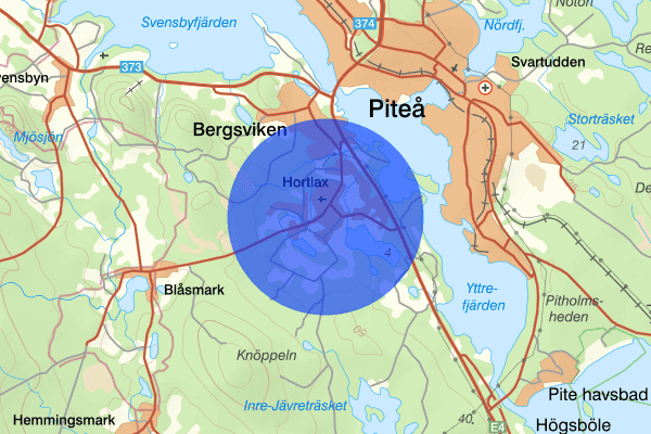 Hortlax 18 november 08.56, Brand, Piteå