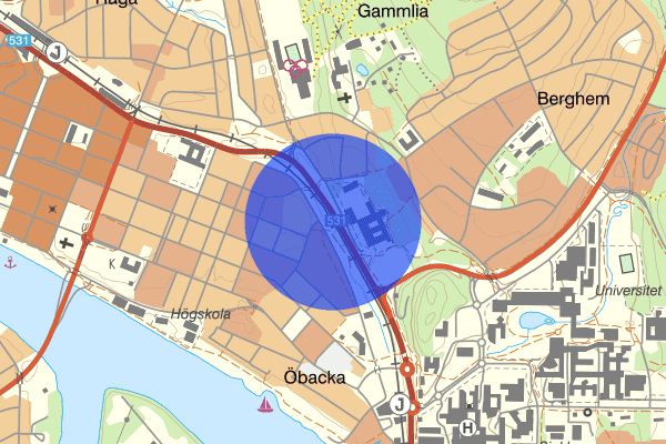 Järnvägsallén 18 november 15.49, Trafikolycka, Västerbottens län