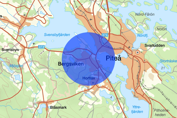 Bergsviken 18 november 16.58, Trafikolycka, Piteå