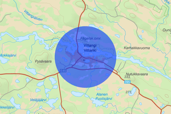 Vittangi 18 november 16.33, Trafikolycka, Kiruna