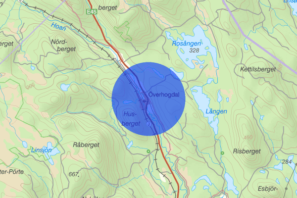 Överhogdal 19 november 07.20, Sammanfattning natt, Jämtlands län