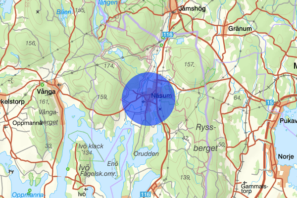 Näsum 19 november 06.54, Trafikolycka, Bromölla