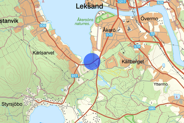 Siljansnäsvägen 19 november 10.32, Trafikolycka, Leksand