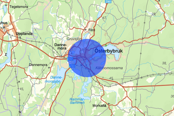 Österbybruk 19 november 12.07, Arbetsplatsolycka, Östhammar