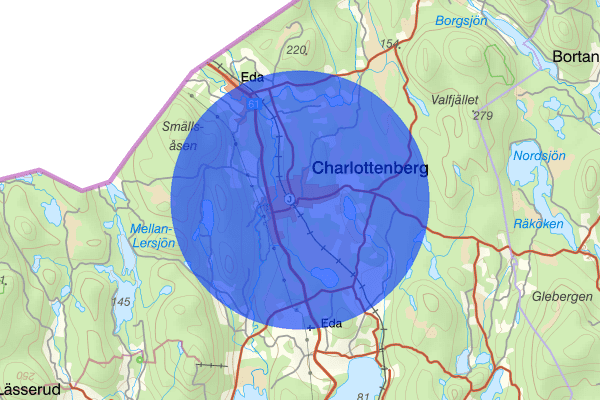 Charlottenberg 19 november 17.44, Brand, Eda