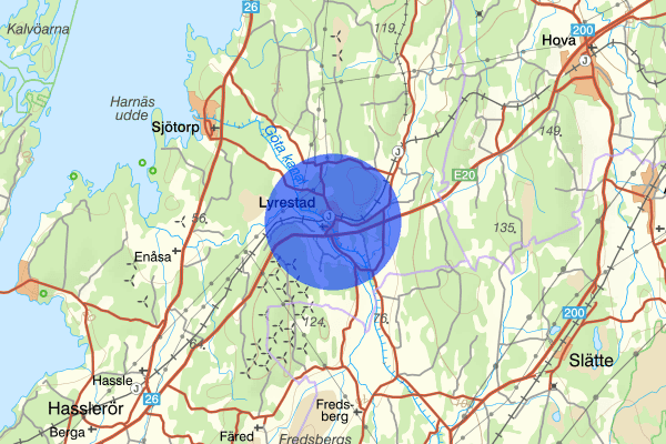 Lyrestad 20 november 09.59, Trafikolycka, Mariestad