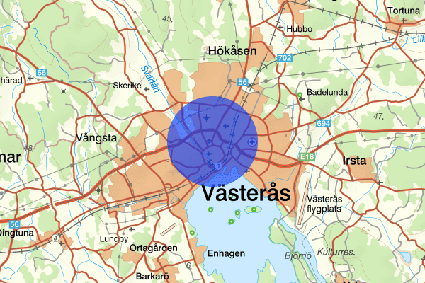 Gåsmyrevreten 20 november 12.51, Trafikbrott, Västerås