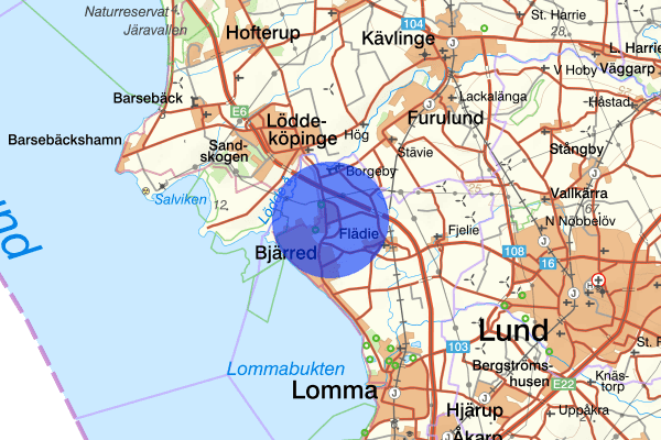 Borgeby 21 november 01.02, Trafikolycka, singel, Lomma