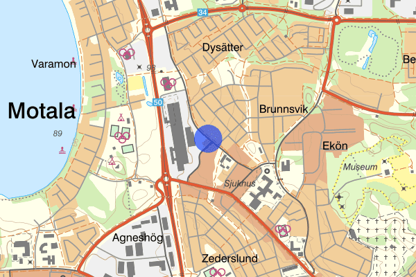 Brunnsvik 21 november 17.52, Försvunnen person, Motala