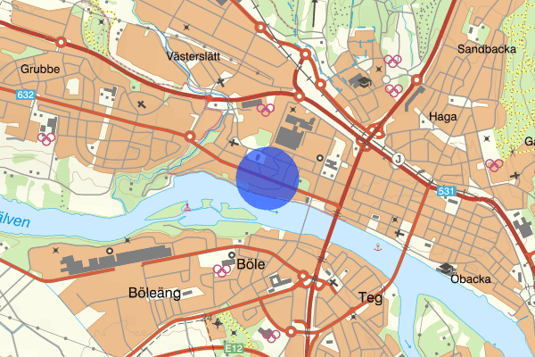 Storgatan 21 november 20.12, Ofredande/förargelse, Umeå