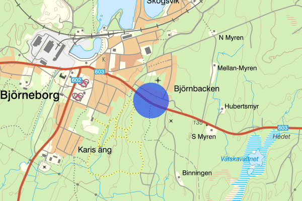 Degerforsvägen 22 november 12.19, Trafikolycka, Degerfors