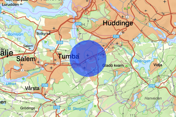 Tullinge 23 november 08.13, Stöld, försök, Botkyrka