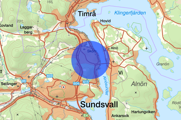 Ljustadalen 23 november 13.21, Rattfylleri, Sundsvall