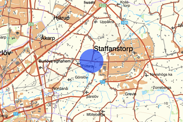 Malmövägen 24 november 06.28, Trafikolycka, Staffanstorp