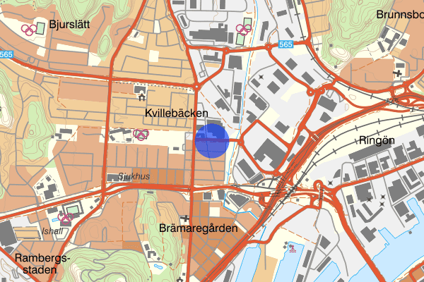 Färgfabriksgatan 24 november 16.45, Trafikolycka, Göteborg