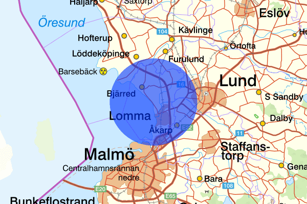  24 november 19.22, Brand, Lomma