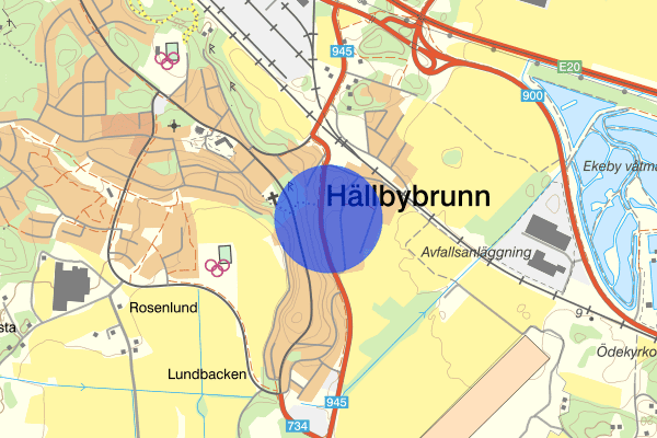 Hällbyvägen 24 november 20.33, Smällar, Eskilstuna