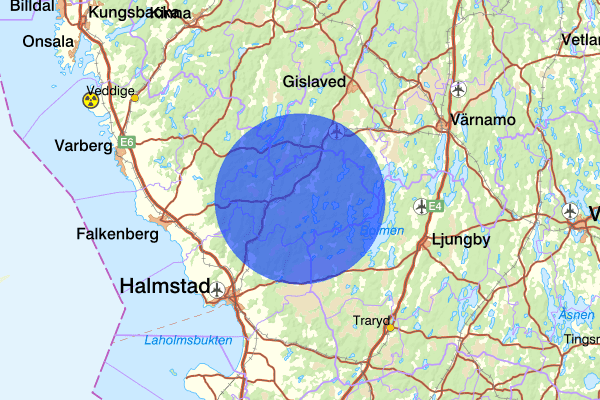  25 november 08.59, Trafikolycka, Hylte