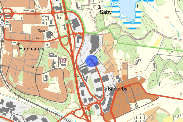 Barkarby handelsplats 26 november 18.05, Trafikolycka, personskada, Järfälla