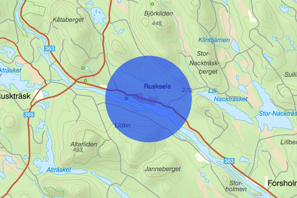 Rusksele 27 november 14.15, Trafikolycka, Lycksele