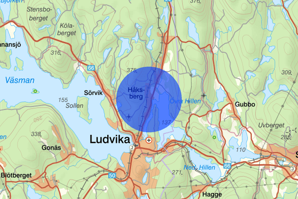 Håksberg 28 november 13.29, Trafikolycka, Ludvika