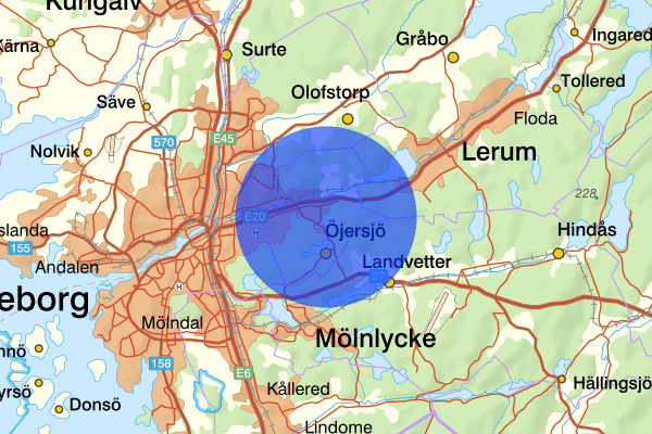  28 november 21.43, Rån, Partille