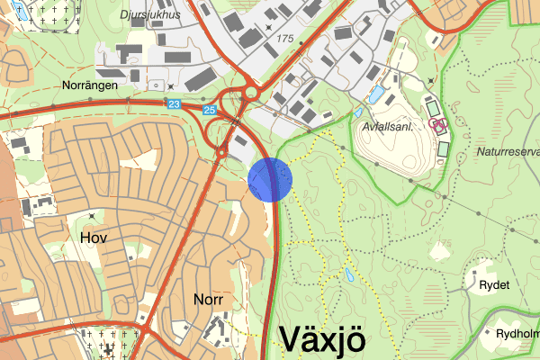 Österleden 29 november 00.48, Trafikolycka, Växjö