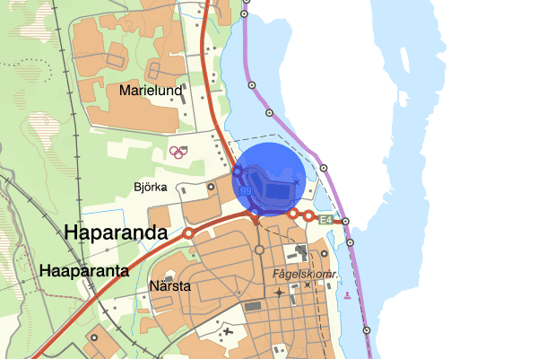 Norrskensvägen 29 november 12.46, Trafikkontroll, Norrbottens län