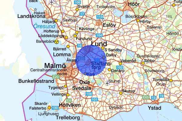  29 november 22.33, Misshandel, Staffanstorp