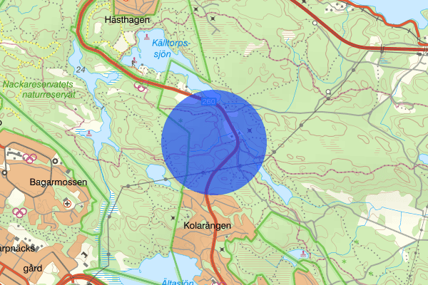 Ältavägen 30 november 02.51, Rattfylleri, Nacka