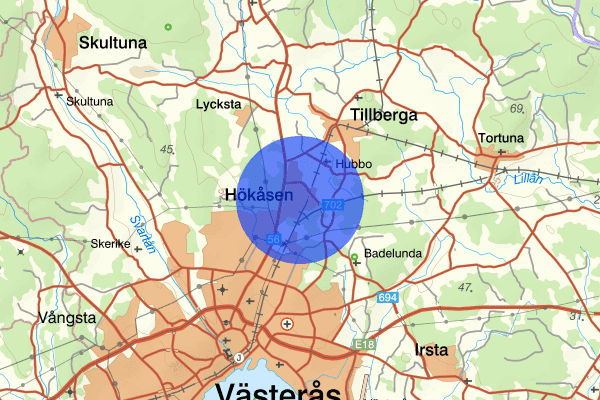 Hökåsen 02 december 16.18, Arbetsplatsolycka, Västerås
