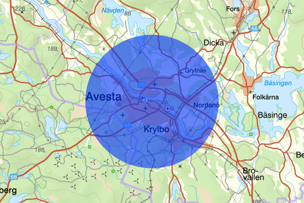 Avesta 03 december 07.04, Sammanfattning natt, Dalarnas län