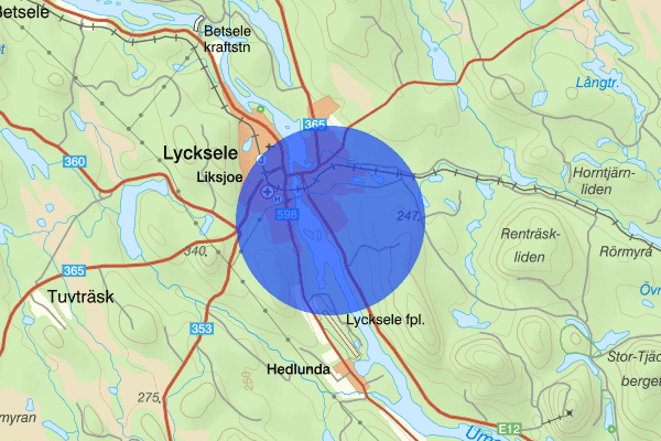 Furuvik 03 december 13.36, Trafikolycka, Lycksele