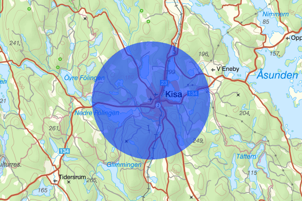 Kisa 03 december 19.16, Olovlig körning, Kinda