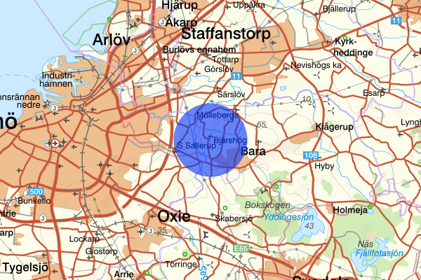 Bjärshög 04 december 06.12, Trafikolycka, Svedala