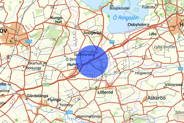 Rolsberga 04 december 07.00, Trafikolycka, Höör