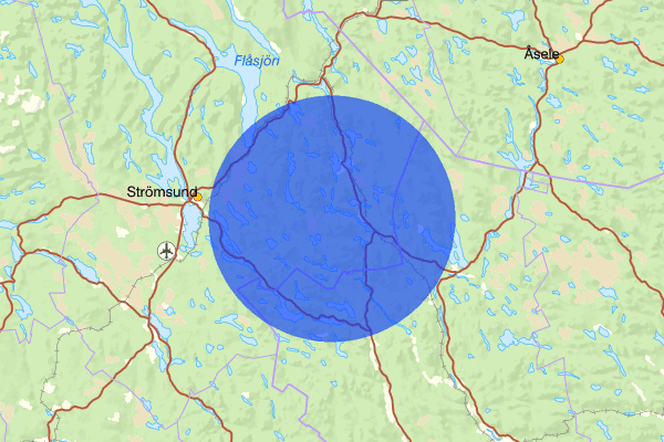 Fjällsjö distrikt 05 december 11.22, Trafikolycka, Strömsund