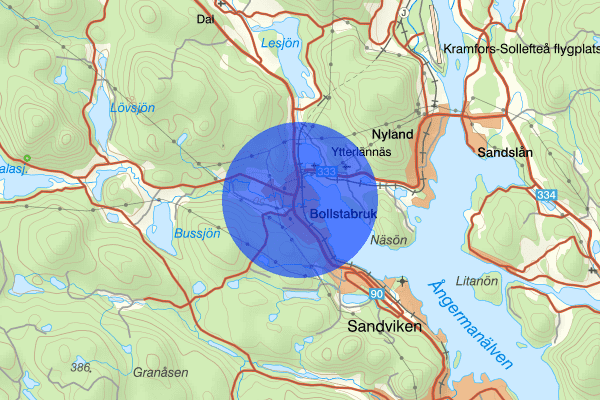 Bollstabruk 05 december 10.36, Brand, Kramfors