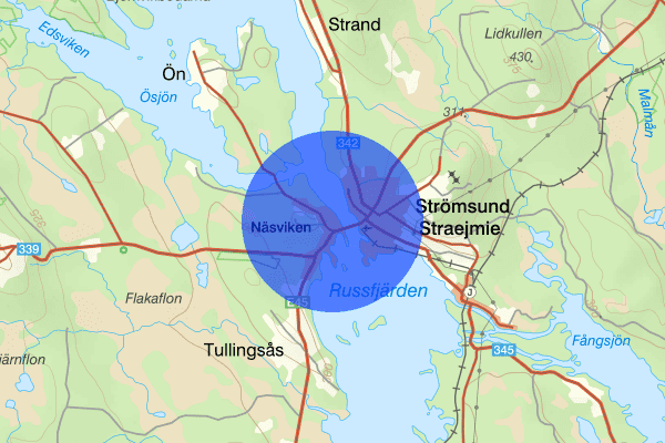 Näsviken 05 december 16.34, Trafikolycka, Strömsund