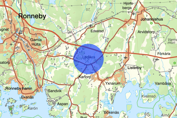 Gärestadsvägen 05 december 17.04, Trafikolycka, Ronneby