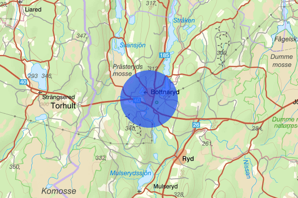 Bottnaryd 05 december 15.56, Försvunnen person, Jönköping