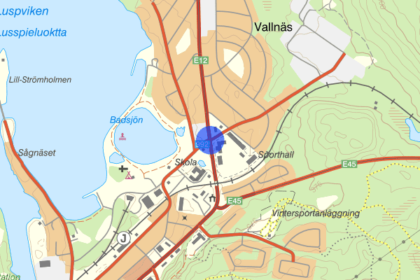 Clp Storuman parkskolan E12 05 december 18.32, Trafikolycka, Storuman
