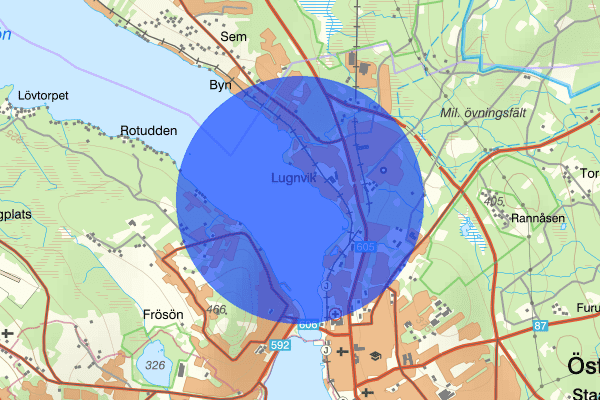 Lugnviksvägen 07 december 08.34, Sammanfattning natt, Jämtlands län