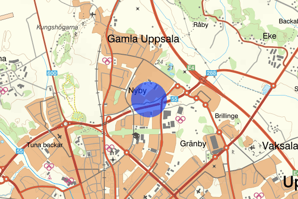 Runebergsgatan 08 december 15.35, Trafikolycka, personskada, Uppsala