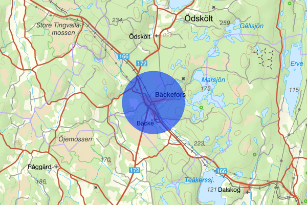 Bäckefors 08 december 16.48, Trafikolycka, Bengtsfors