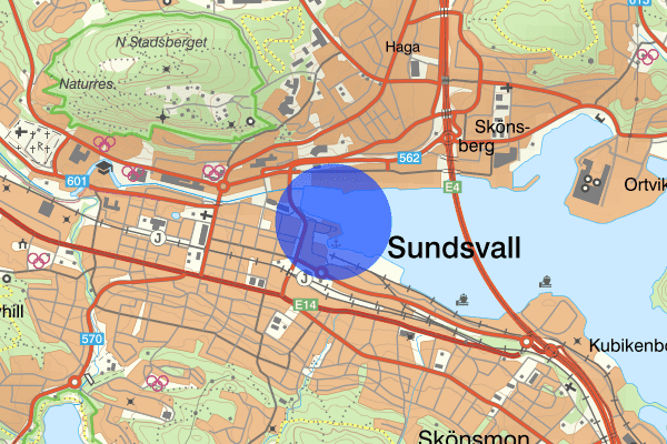 Inre hamnen 09 december 07.09, Sammanfattning natt, Västernorrlands län