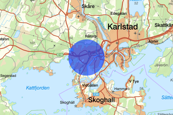 Gruvlyckan 09 december 15.34, Trafikolycka, Karlstad
