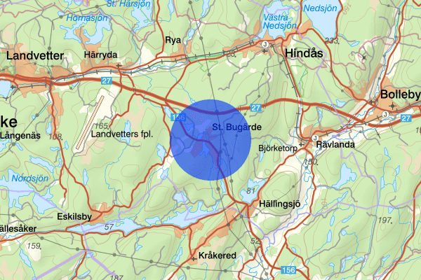 Stora Bugärde 09 december 18.41, Trafikolycka, Härryda